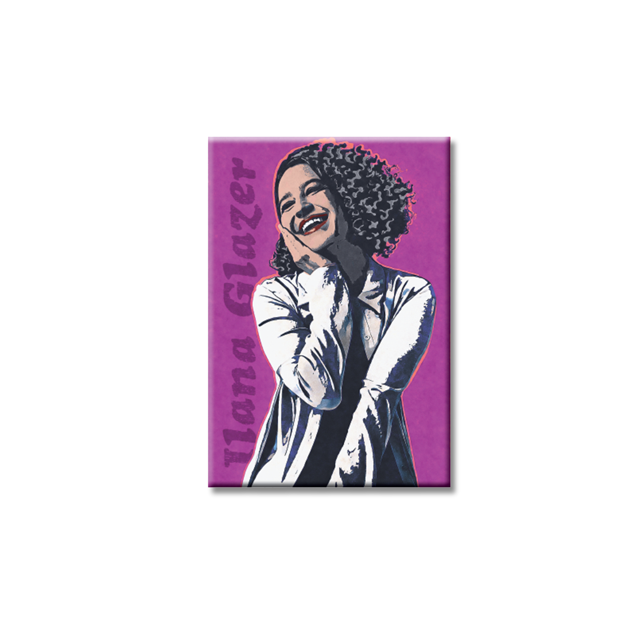 Ilana Glazer Live Button Magnet