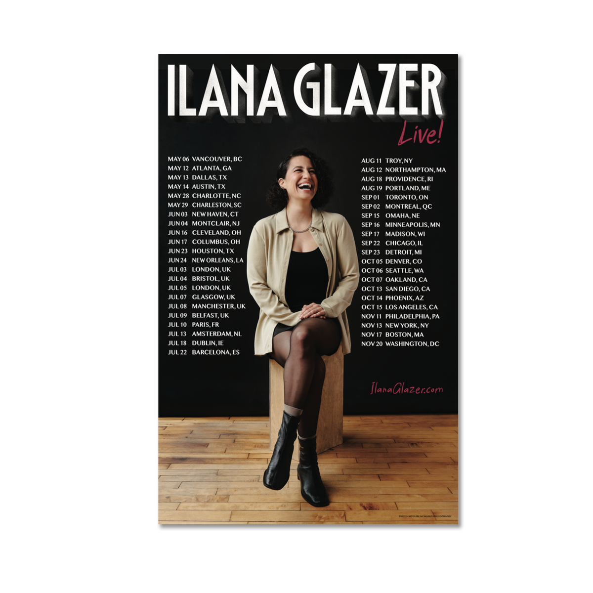Ilana Glazer Live Fall 2026 Windowcard