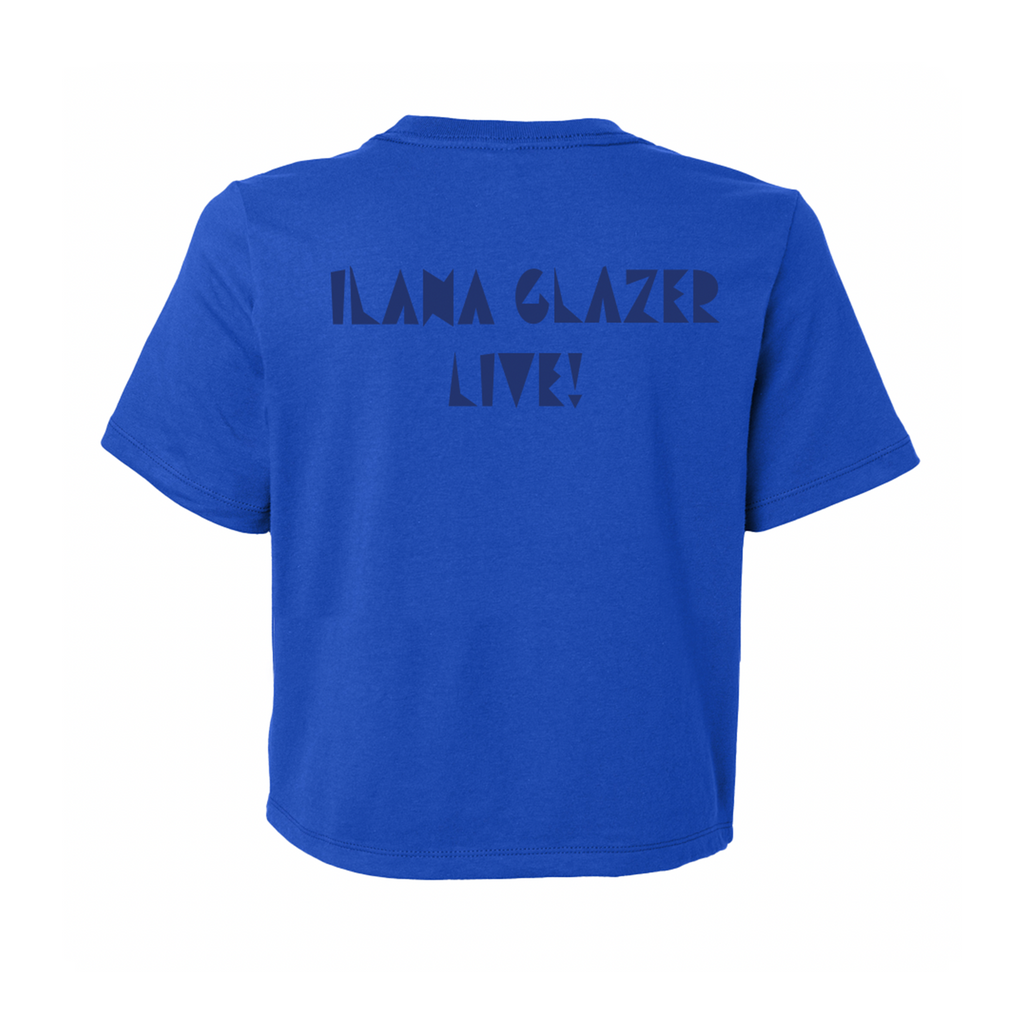 Ilana Glazer Live Titties Out Crop Tee