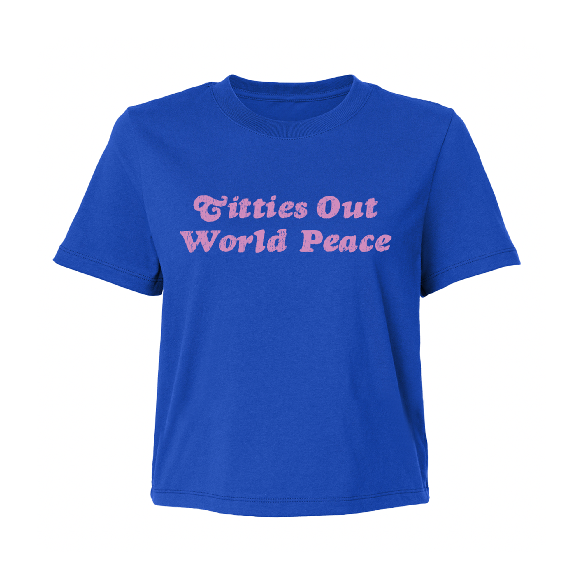 Ilana Glazer Live Titties Out Crop Tee